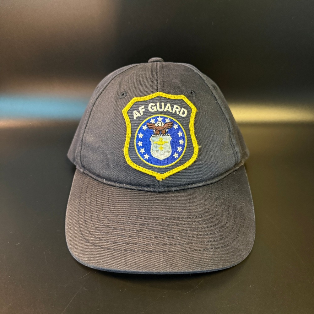 Elbeco AF Guard Navy Blue Cotton Twill‎ Adjustable Baseball Hat Mens OSFM